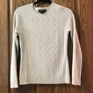 Eddie Bauer, sweater, cream